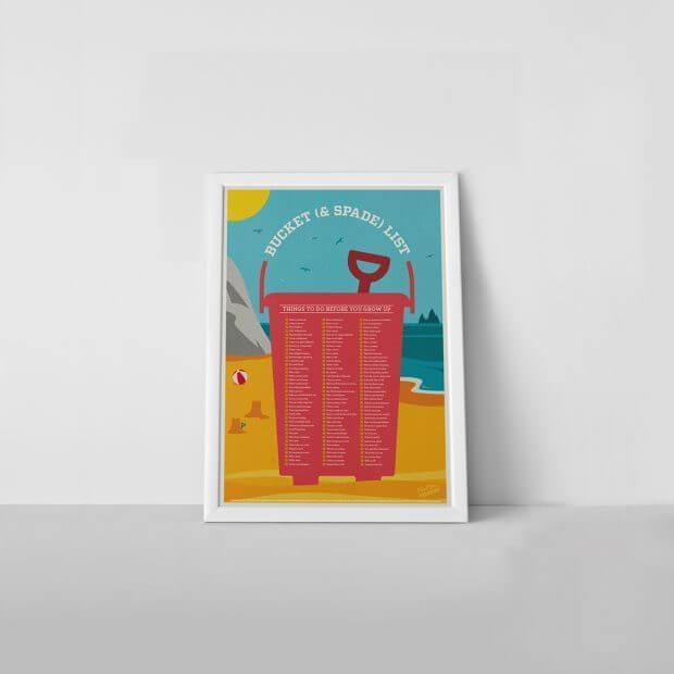 Actual product image Luckies Scratch Map Bucket List (44 x 62 cm)