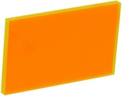 Fluoreszierend Transparent, Orange-Gelb