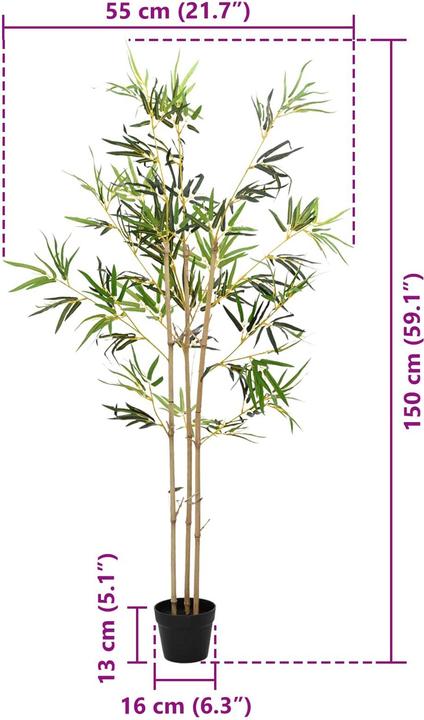 Produktbild vidaXL Kunstbambusbaum (150 cm)