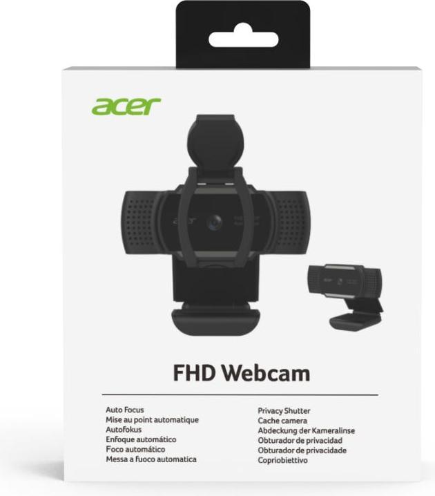Actual product image Acer USB Webcam Built in Microphone 2.0 Mega 1080P (2 Mpx)