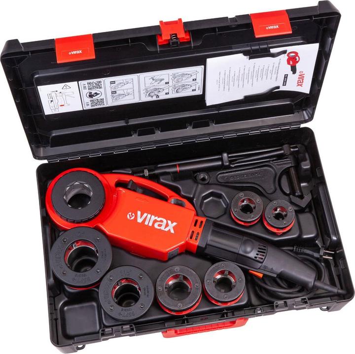Virax Phenix IV 230V + 6 Köpfe BSPT Rechts