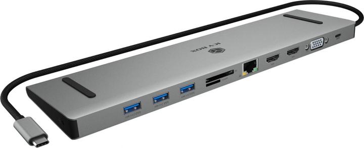 Actual product image Icy Box IB-DK2106a-CPD (USB-C, 6 Ports)