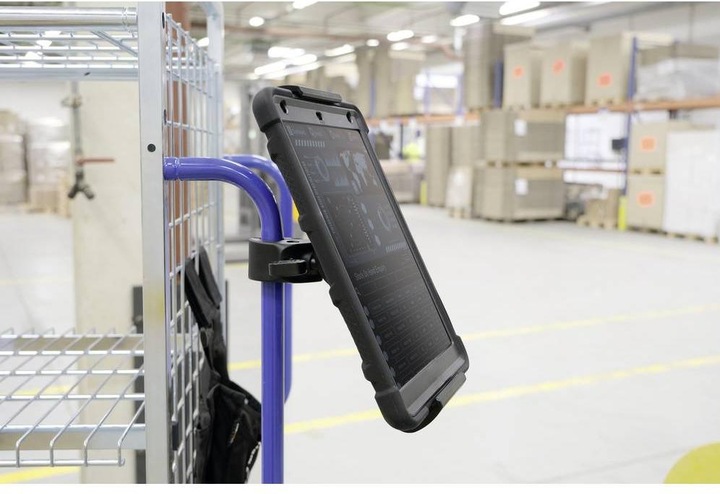 Actual product image Durable TOUGH CLAMP tablet holder 7-13"/-23mm/black