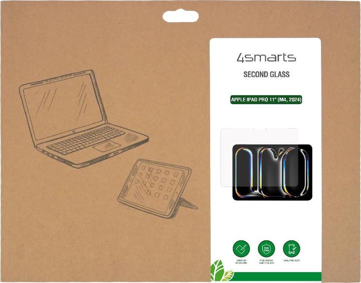 Actual product image 4smarts Second Glass (1 pcs., Apple iPad Pro 11 2024)