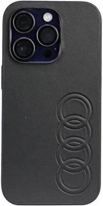 Produktbild Audi Synthetic Leather iPhone 14 Pro Max 6.7" czarny/black hardcase AU-TPUPCIP14PM-TT/D1-BK (Apple iPhone 14 Pro Max)