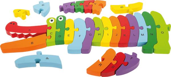 Actual product image small foot Crocodile ABC (26 pieces)