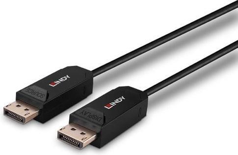 Lindy 15m Fibre Optic Hybrid DP 2.0 UBHR10 Cable 40Gbps, up to 8K60 (15 m, DisplayPort, 2.0)