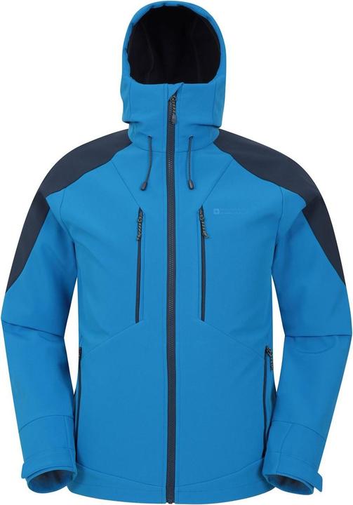 Actual product image Mountain Warehouse Mens Radius Recycled Soft Shell Jacket (M)