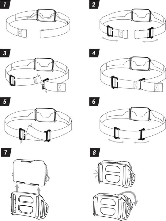 Actual product image Forclaz Binding for headlamp HL900 V3 Hybrid