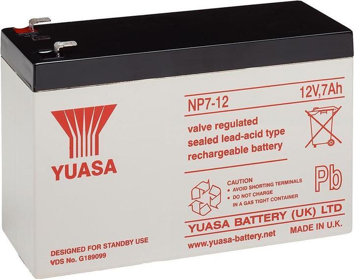 Immagine prodotto Yuasa Batteria ricaricabile NP7-12L al piombo sigillata (VRLA) 12V (12 V)