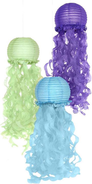 Amscan Set de lampions méduse multicolore (3 pcs)