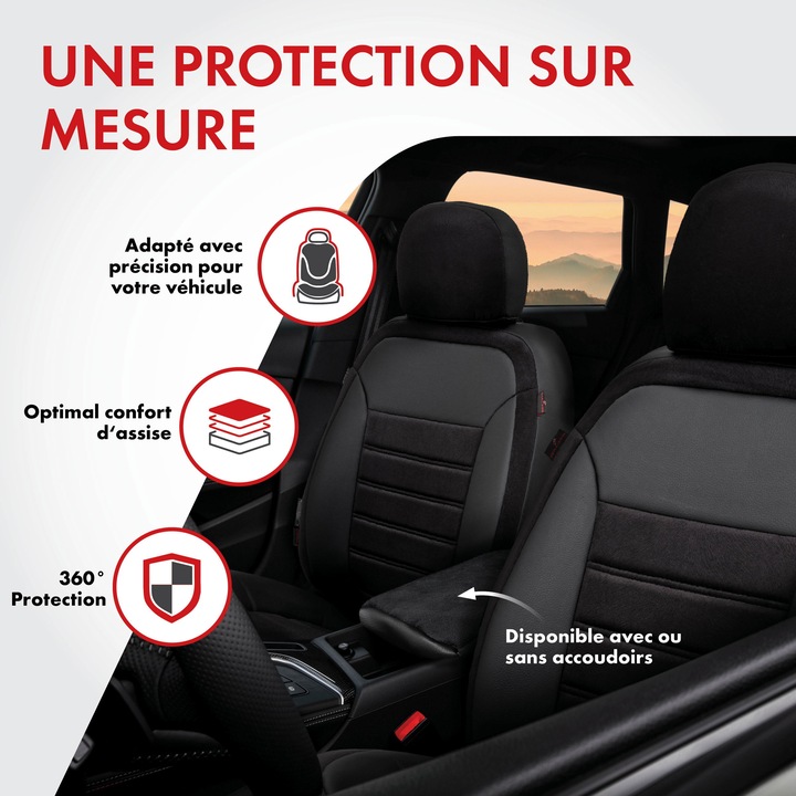 Immagine prodotto Walser Coprisedili per Nissan Qashqai/Qashqai +2 I 12/2006-04/2014, 2 coprisedili singoli