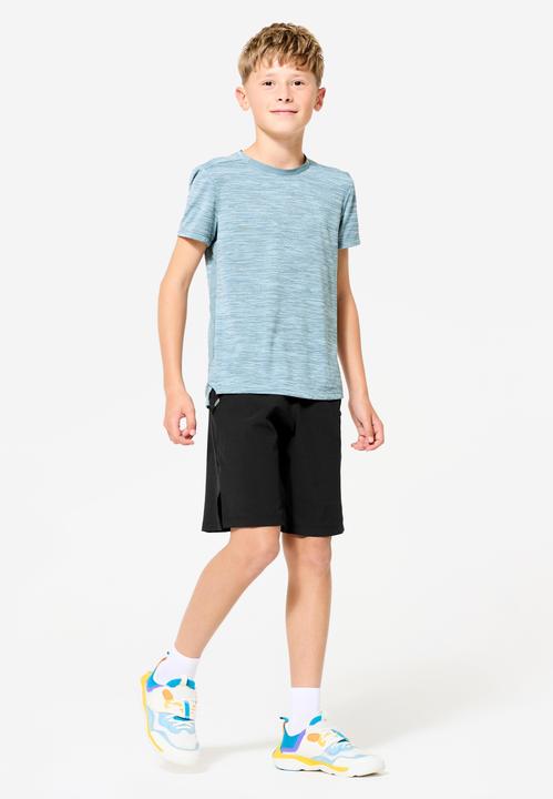 Actual product image Domyos T-Shirt Kinder Funktionsshirt atmungsaktiv - grau