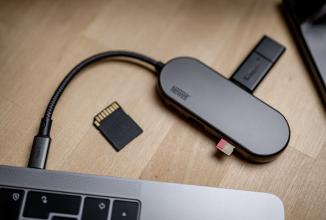 Produktbild Newell 7 in 1 Nabe – Graphit (USB-C, 7 Ports)