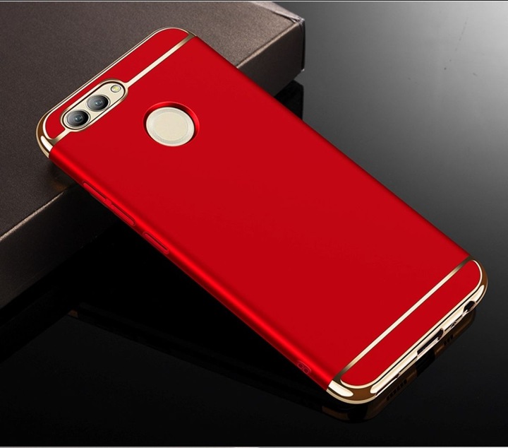 Produktbild König Design Huawei Y3 2017 Hülle Case Handy Cover Schutz Tasche Schutzhülle Bumper Etuis Rot