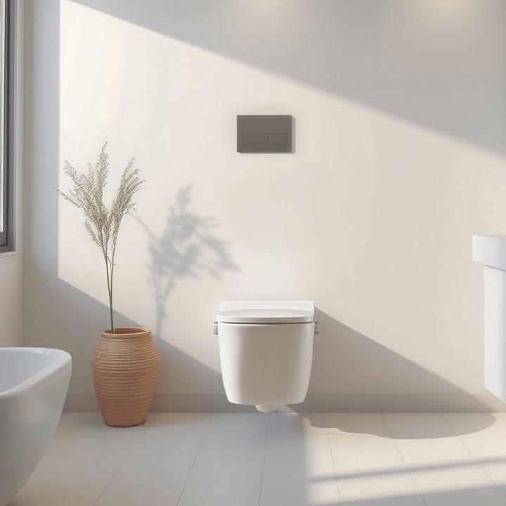 Actual product image TECE TECEsquare II WC actuation plate glass, for dual flush technology