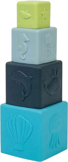 Bigjigs Stapelblöcke, 4 Stück.