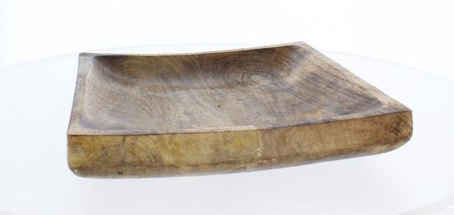 MICA Living Schale quadratisch braun - ca. 25 x 25 x 4 cm (25 x 25 x 4 cm)