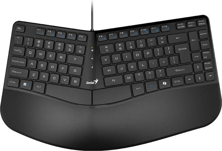 Genius Ergo KB-700 Keyboard Black Hu (DE, Kabelgebunden)