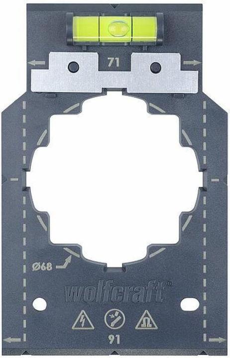 Actual product image wolfcraft 1 marking and alignment template for HWD (9 cm)