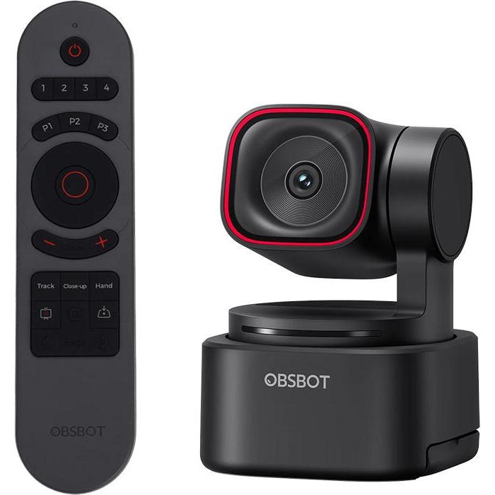 Obsbot Tiny 3 Lite webcam with remote control, Webcam