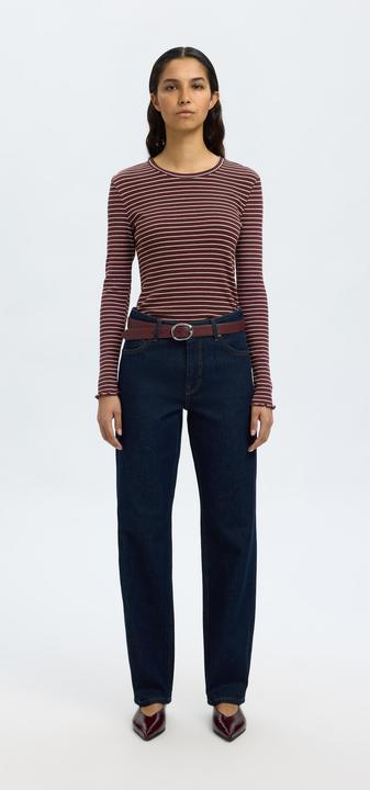 Actual product image Selected Slfanna Ls Crew Neck Tee Str Noos (XXL)