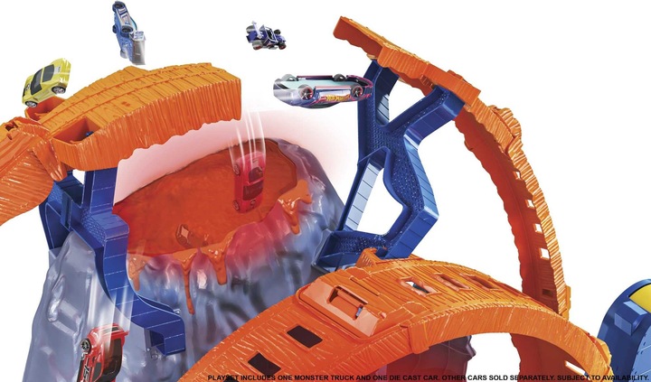 Produktbild Hot Wheels Monster Trucks Vulkan Arena Spielset