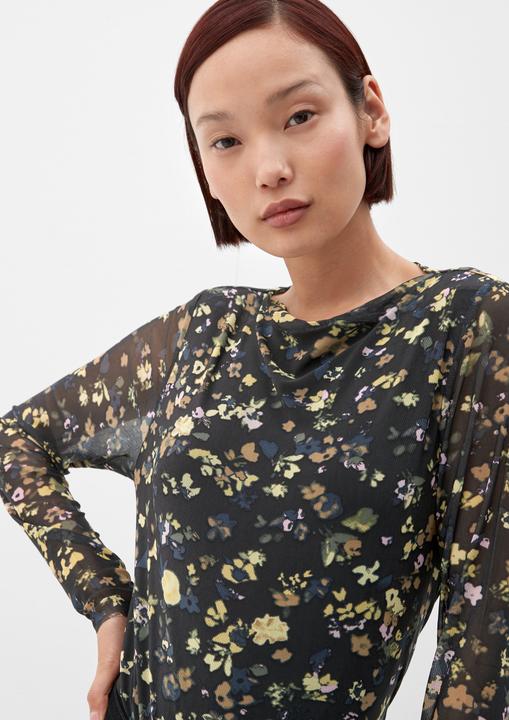 Immagine prodotto s.Oliver T-Shirt Blusenshirt mit Allovermuster (32)