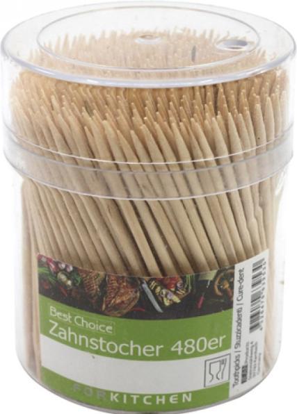 Immagine prodotto Gaultier 480 stuzzicadenti Bastoncini rotondi di legno (500 x)