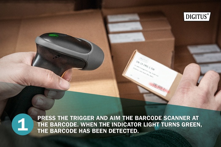 Actual product image Digitus DA-81002 (1D barcodes, 2D barcodes, QR Code)