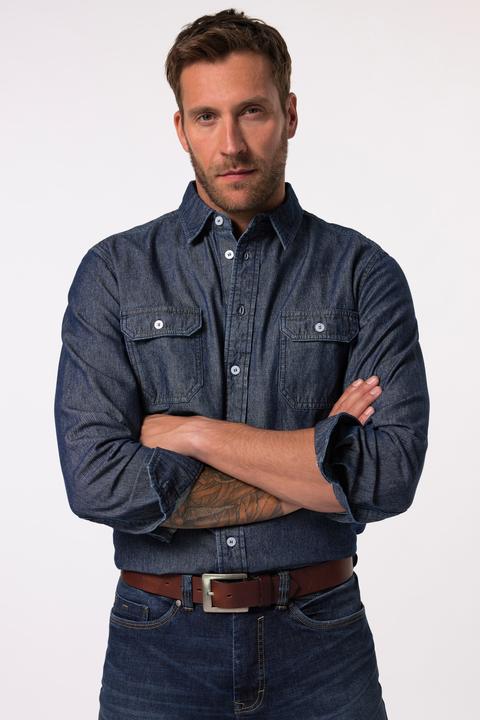 Immagine prodotto JP1880 JP 1880 Jeanshemd, Langarm, Kentkragen, Modern Fit (3XL)