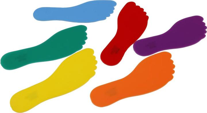 Produktbild Spordas ® Bodenmarkierung Füsse, 6er-Set