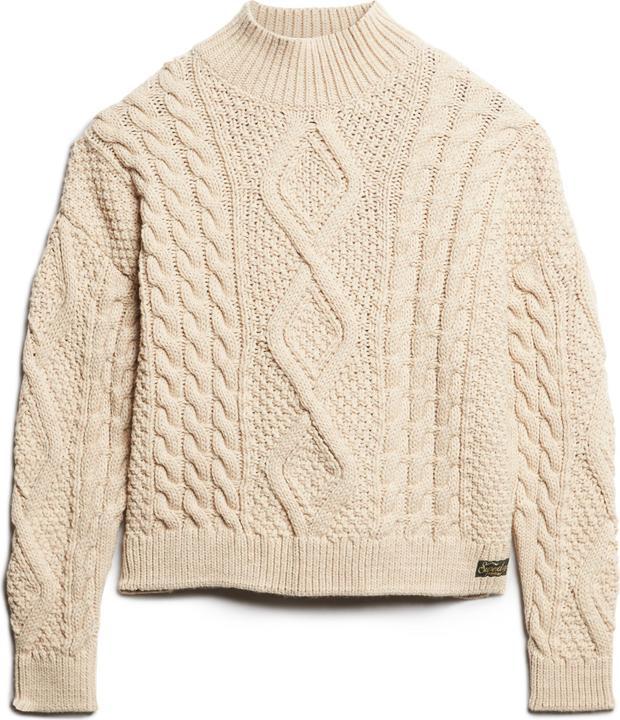 Image du produit Superdry pull polo en maille aran cable (XS)