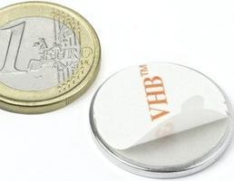 Immagine prodotto Supermagnete Magnete di tenuta 10 x 25 mm, autoadesivo (10 x)