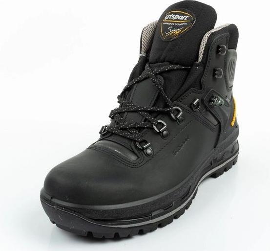 Actual product image GriSport Nero Dakar Herren-Trekkingschuhe, Leder, schwarz (44)