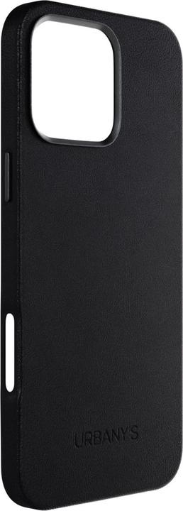 Produktbild Urbany's MagSafe Backcover aus veganem Leder Schwarz (Apple iPhone 17 Pro Max)
