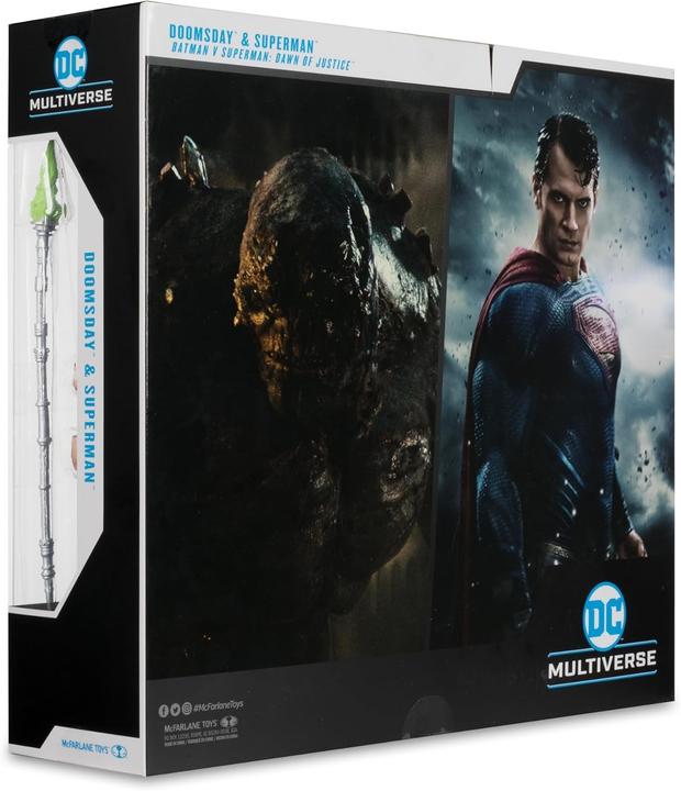 Image du produit McFarlane Batman v Superman : Dawn of Justice DC Multiverse Mega Action Figures 2er Pack Doomsday & Superman