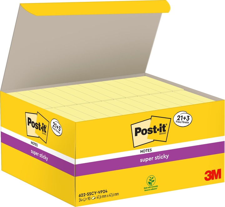 Produktbild Post-it Super Sticky (48 x 48 mm)