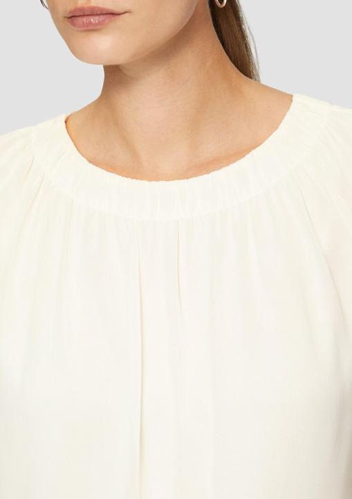 Immagine prodotto s.Oliver Bluse Chiffonbluse mit Falten am Ausschnitt (38)