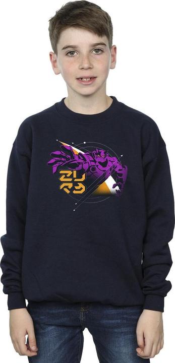 Actual product image Disney Boys Lightyear Zurg Space Circle Sweatshirt (116)