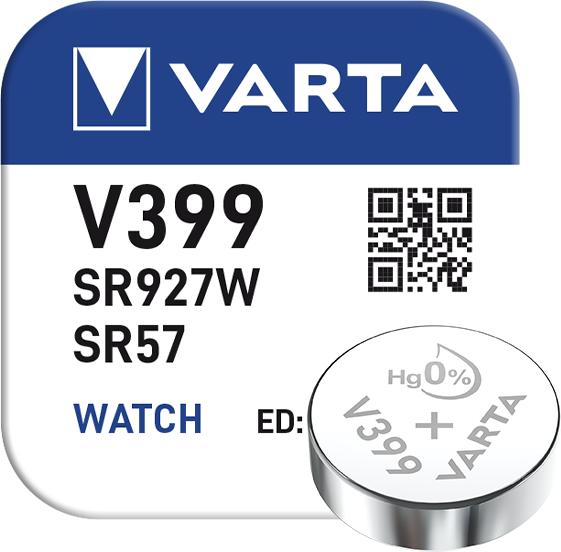 Actual product image Varta Watch V399 (1 pcs., SR57, 42 mAh)