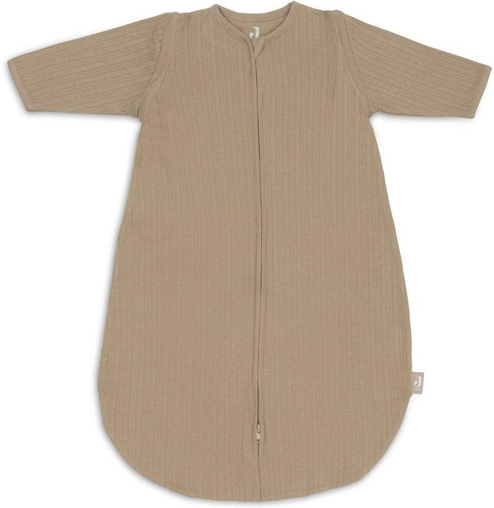 Productafbeelding Jollein Baby Slaapzak Zomer Met Afritsbare Mouw 110cm - Rond - Ajour Biscuit - Zomerslaapzak (110 cm, 1,0 TOG, Zomer)