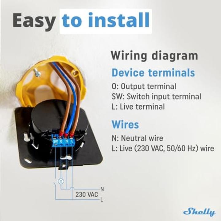 Actual product image Shelly Wall Display + BLU H&T