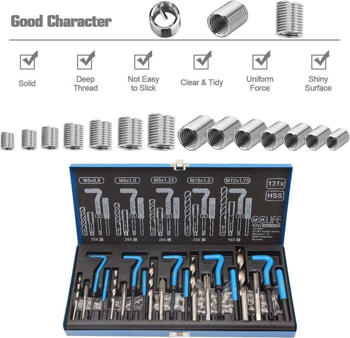 Produktbild CCLife Gewindereparatursatz