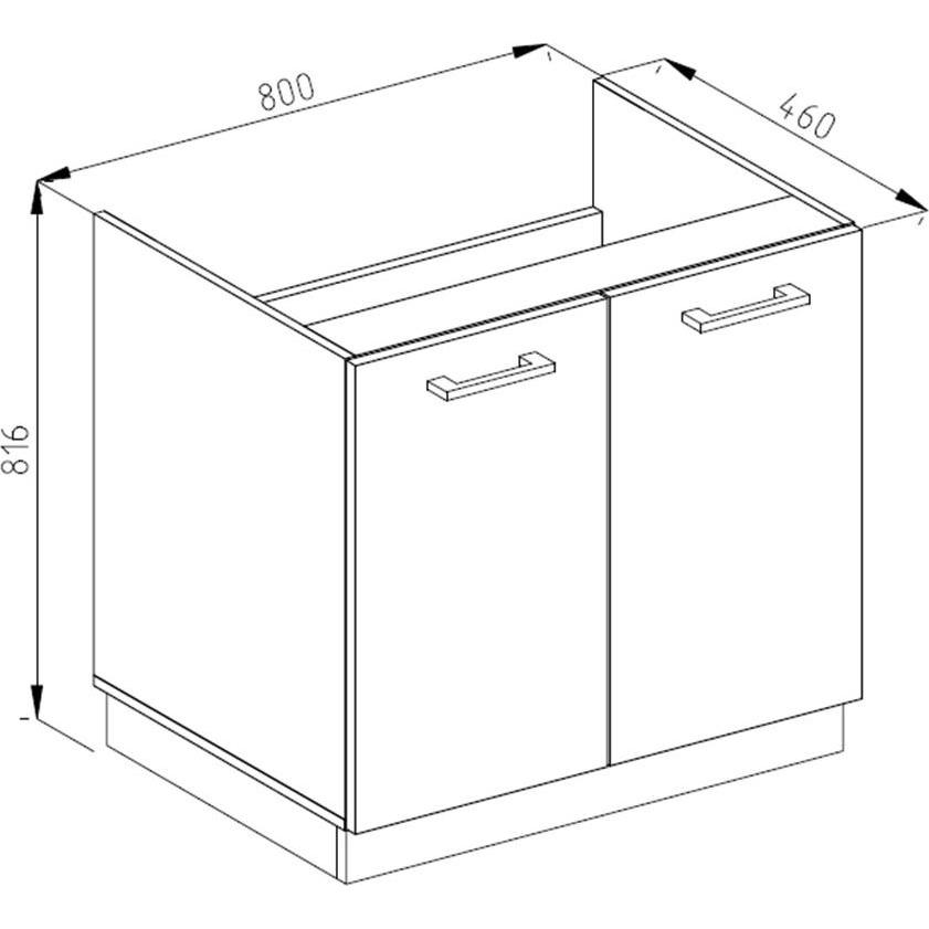 Thumbnail - Vicco, Regal, Spülenunterschrank R-Line