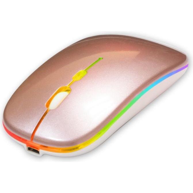 Setty kabellose RGB-Maus roségold, Maus, Rosa
