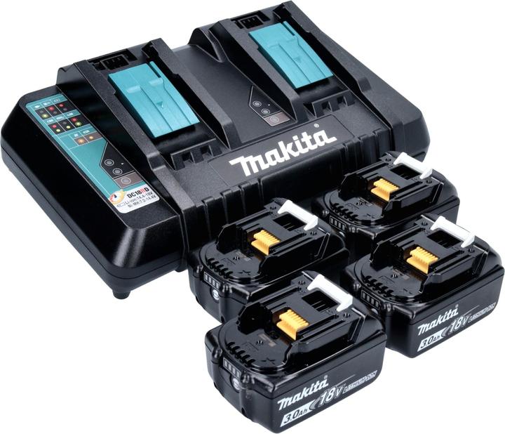 Actual product image Makita DHW 080 PF4K Akku Hochdruckreiniger 36 V ( 2x 18 V ) 80 bar 380 l/h Brushless + 4x Akku 3,0 (Rechargeable battery operated)