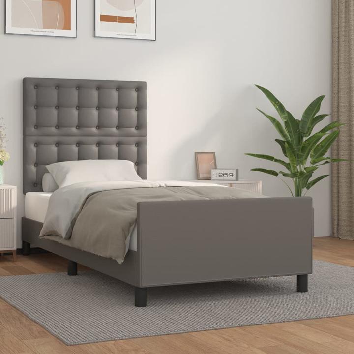 Image du produit vidaXL Bettgestell mit Kopfteil (90 x 190 cm)