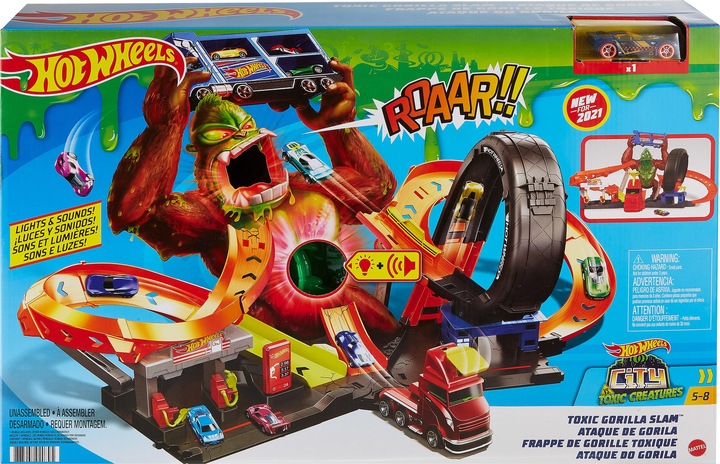 Actual product image Hot Wheels Toxic Gorilla Slam