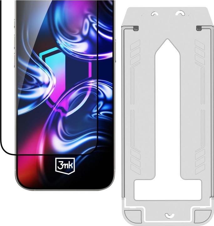Produktbild 3MK Szkło hartowane HardGlass Max z aplikatorem do Samsung Galaxy A56 (1 Stk., Samsung Galaxy A56)
